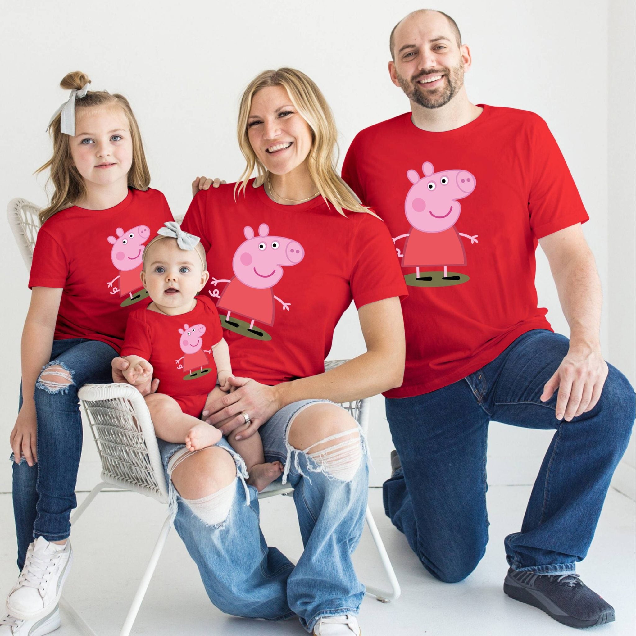 Peppa Pig T-shirts for Family