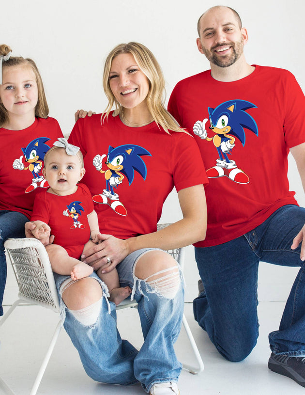 Sonic – The Hedgehog T-shirts for Family