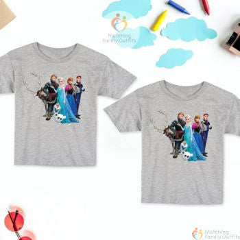 Frozen Kids T-shirts for Siblings