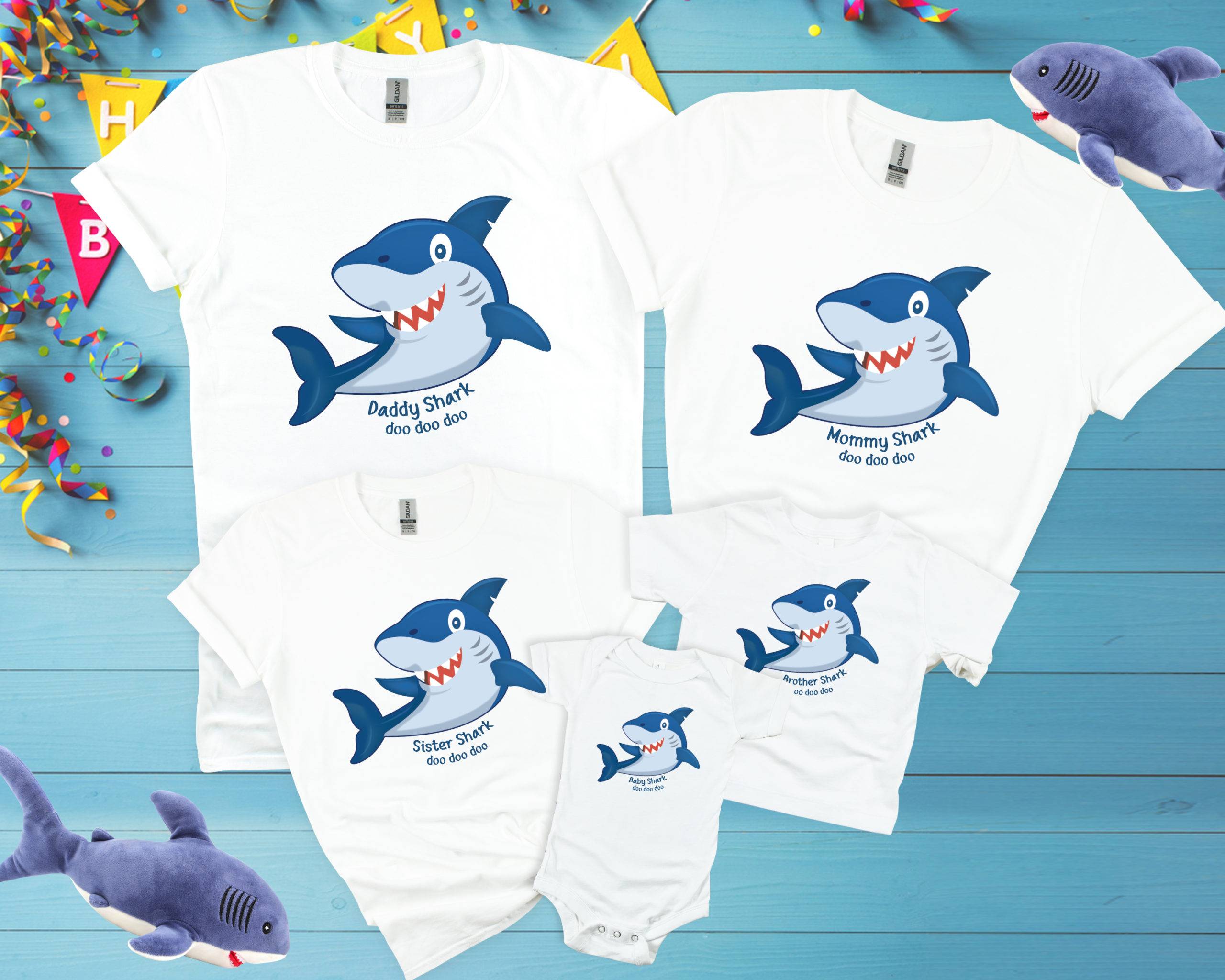 Baby Shark T-shirts for Family