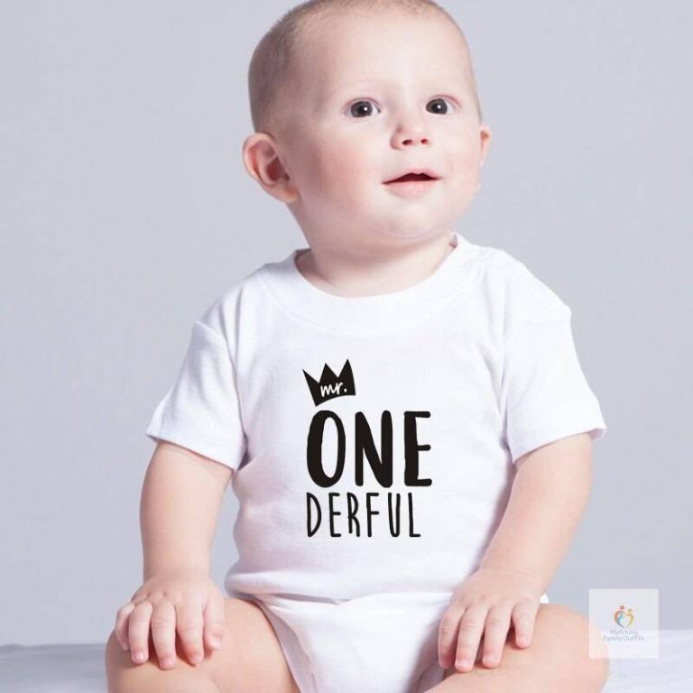 Mr One-derful Baby Boys 1st Birthday Bodysuit