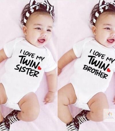 TWIN SISTER TWIN BROTHER Romper