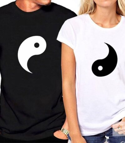 Yin Yang Couple T -Shirts