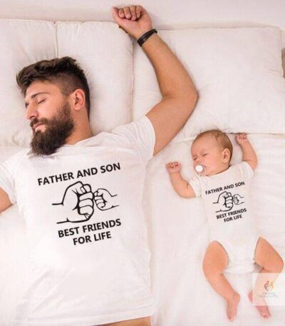 Father and Son Best Friends for Life