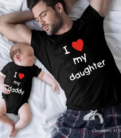 I Love My Daughter/ I Love My Daddy T-shirts