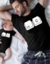 CTRL C CTRL V Family T Shirt Father and Son Daughter Tshirts Matching Oufits Dad Baby