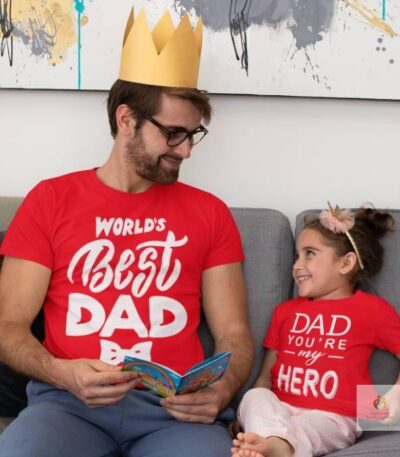 Dad You Are My Hero Red