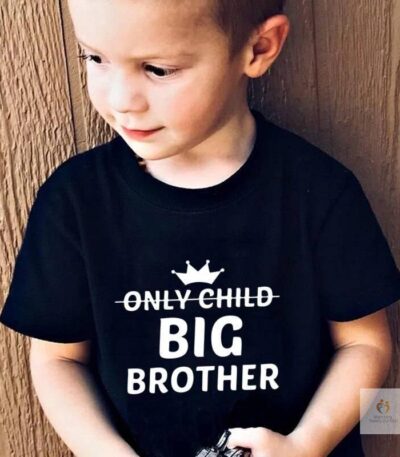 Crown Big Brother Pregnancy Announcement T shirts and Baby Shower Gifts a61dc102c047f8682bf539 100 3 4T110 4 5T120 5 6T1 1
