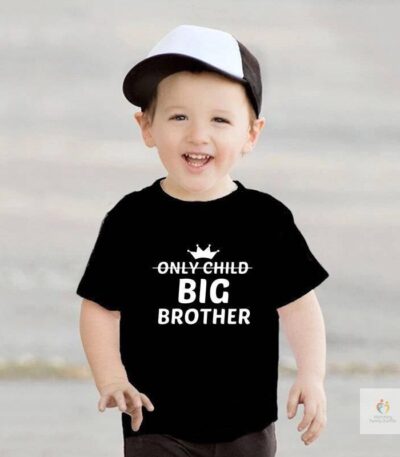 Crown Big Brother Pregnancy Announcement T shirts and Baby Shower Gifts a61dc102c047f8682bf539 100 3 4T110 4 5T120 5 6T1