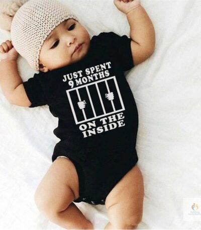 Popular Newborn Gift Infant Toddler Girl Boy Short Sleeve Letter Print Romper Jumpsuit Outfits Clothes Kids Baby Cute We