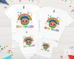 Cocomelon Birthday T shirts for Family cb5feb1b7314637725a2e7 BlackRedWhite 2