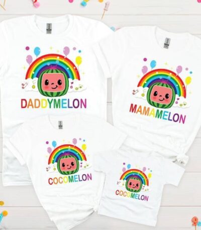 Cocomelon Birthday T shirts for Family cb5feb1b7314637725a2e7 BlackRedWhite 2