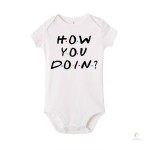 How You Doin Newborn Baby Boys Girls Bodysuits Unisex Jumpsuit Funny Playsuit Casual Short Sleeve Outfits 0 24M Clearanc 2