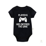Player 4 Has Entered the Game Newborn Baby Bodysuit Cotton Short Sleeve Infant Romper Funny Boys Girls Jumpsuit Clearanc 2