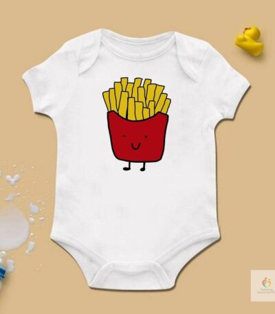 1PC Mom baby matching clothes New Mom Shirt perfect combination Hamburger French fries tops Funny Mom baby T-Shirt