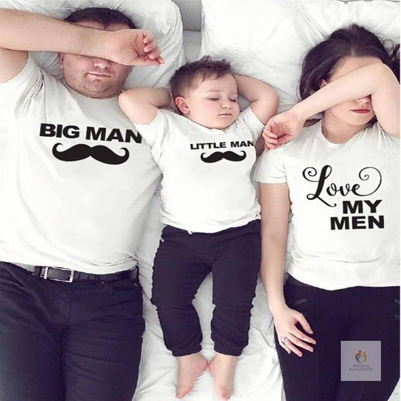 Big Man Little Man - Matching Family Outfits
