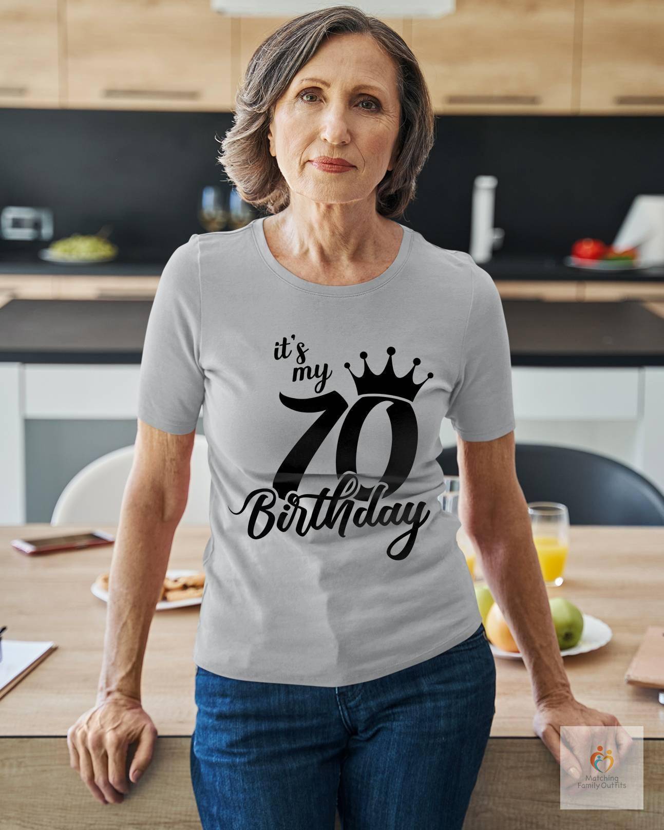 70th birthday family shirts