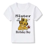 Lion King Birthday Family T-shirts - Image 3