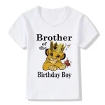 Lion King Birthday Family T-shirts - Image 2