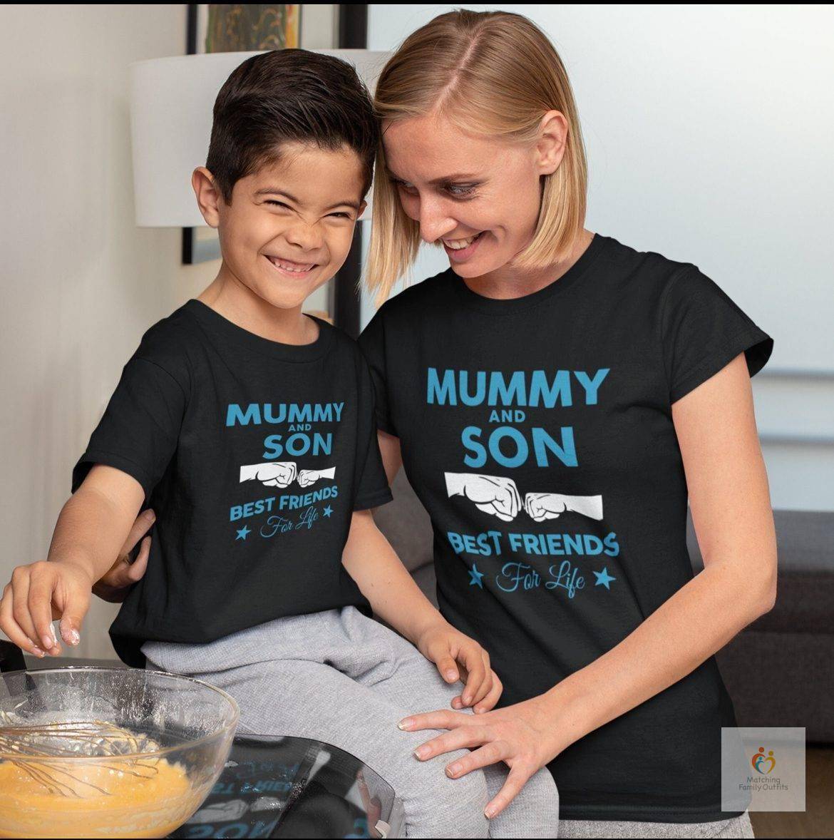 Mummy and Son Best Friends for Life Matching Family Outfits