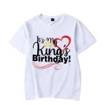 The Birthday King  Couples T Shirts - Image 2