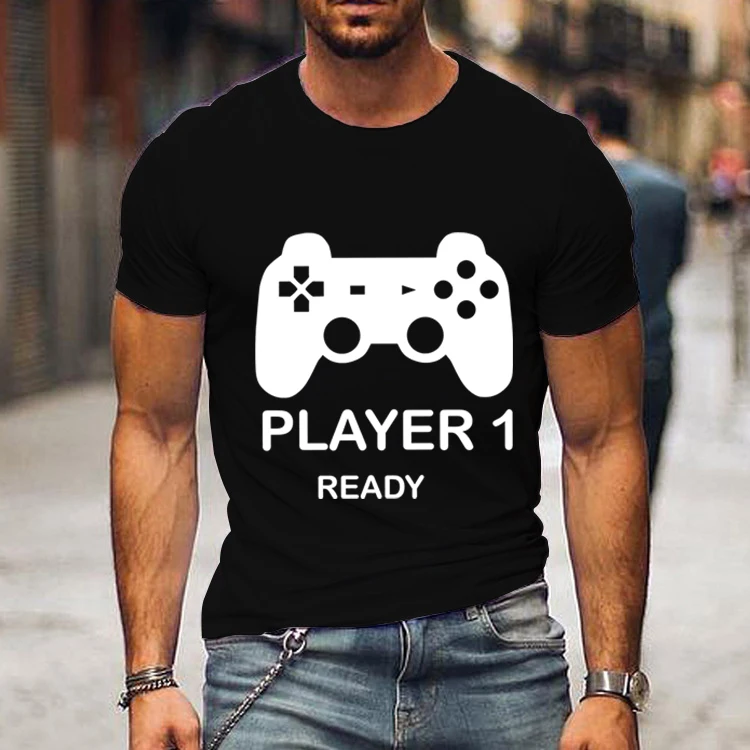 Women Maternity Tshirt Player 1/2 Ready Player 3 Loading Graphic T Shirts Dad To Be Mama To Be Pregnancy Announcement T-shirts