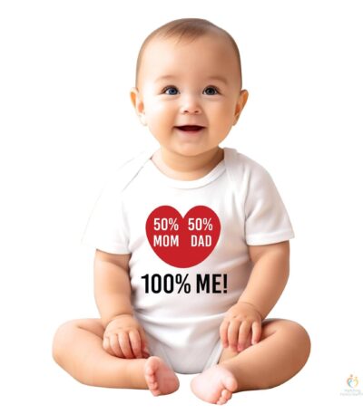 50% Mom 50% Dad=100% Me