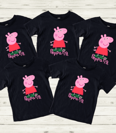 Peppa Pig – Birthday Party Return Gift T-Shirts