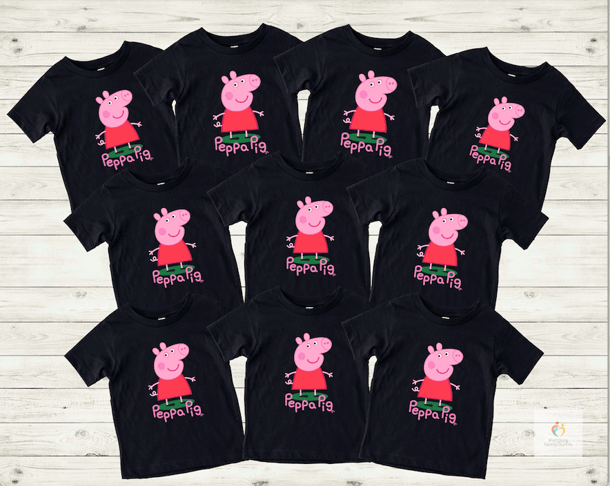 Peppa Pig – Birthday Party Return Gift T-Shirts