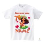 Moana Themed Family Birthday T-shirts