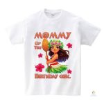 Moana Themed Family Birthday T-shirts