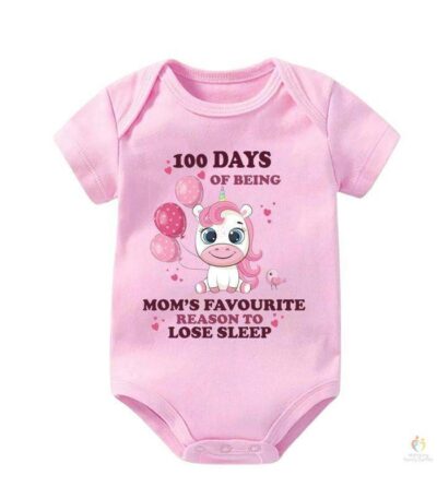 100 Days Milestone Romper