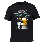 Our First Father’s Day Daddy Baby Family Matching Clothes Tops Dad Boys Girls Holiday Party Outfit Papa T-shirt Baby Bodysuits