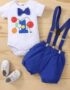 Baby Boy's First Birthday Outfit Set