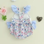 Daddy's Girl Floral Print Romper - Image 3
