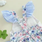 Daddy's Girl Floral Print Romper - Image 6