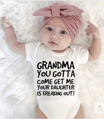 Grandma You Come Get Me Funny Quotes Rompers