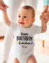 Happy Birthday Grandma/Grandpa I Love You Baby Bodysuits Newborn Boys Girls Rompers Outfits Cotton Short Sleeve Infant Jumpsuits
