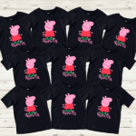 Peppa Pig – Birthday Party Return Gift T-Shirts (Mixed Sizes) - Image 2