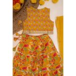 Baby Girl Haldi Lehenga Set - Image 4
